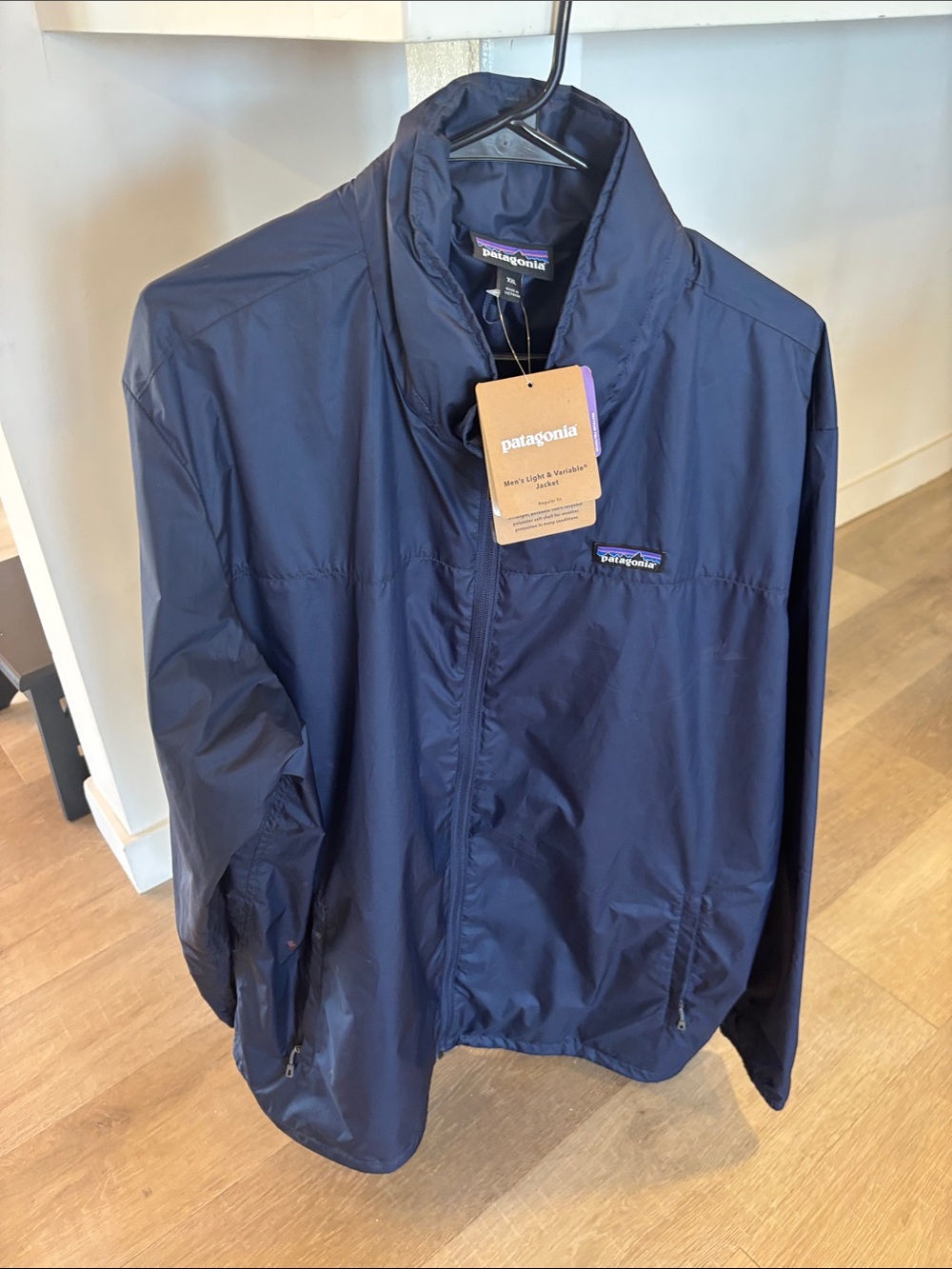 Patagonia Men's Navy Lightweight Shell Jacket